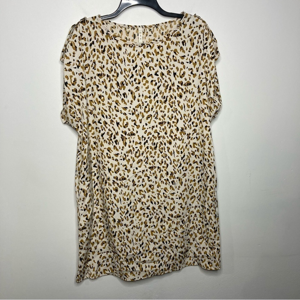MTS animal Print shift‎ dress size medium